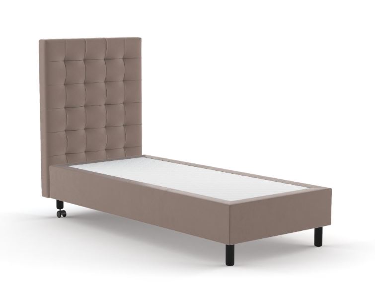 FBF Boxspringbett Savoy mit Rückenteil gesteppt