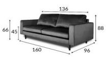 Sofa PIARANA 160