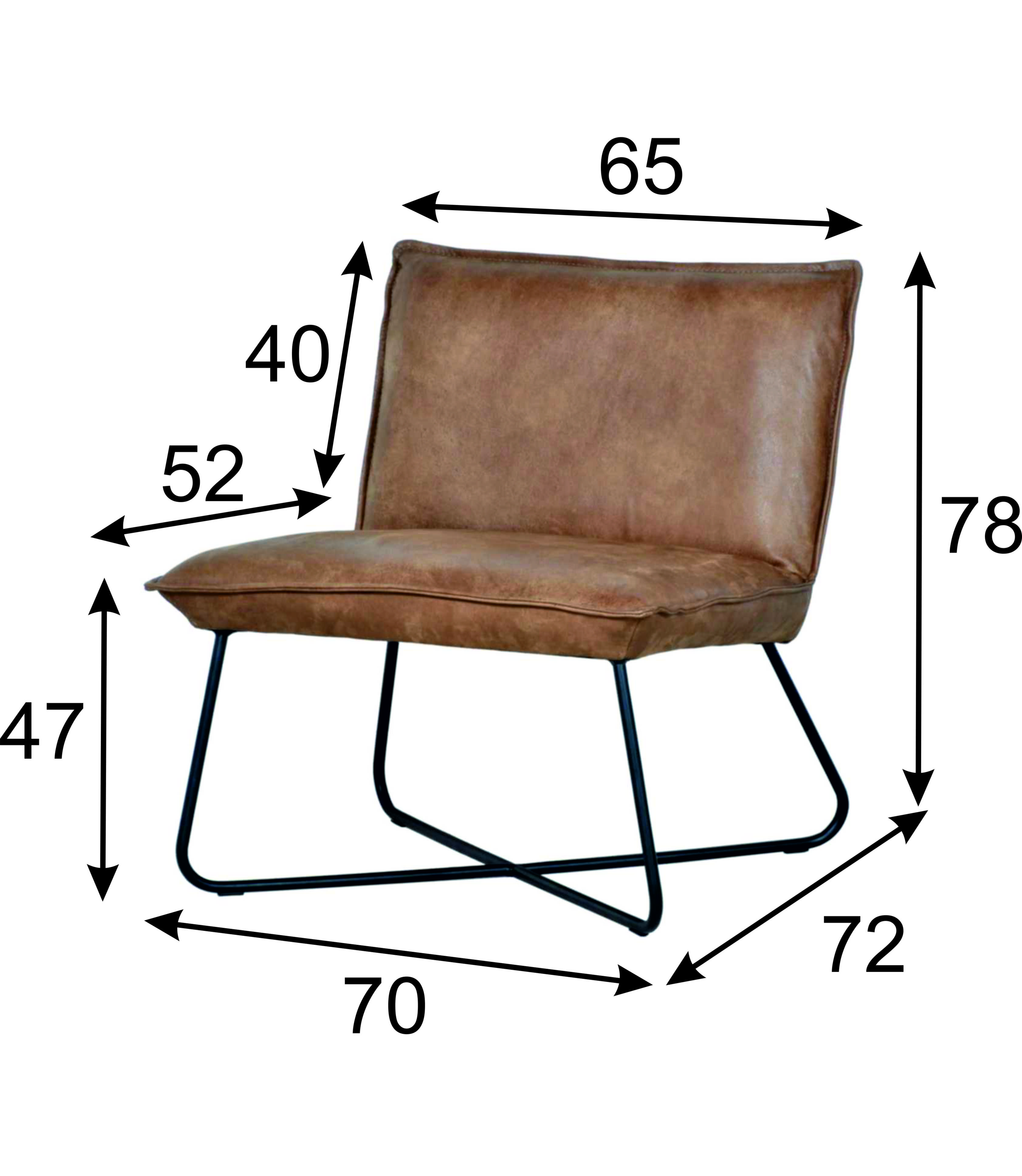 Loungesessel STELLAVIS 2 mit Metallkufen